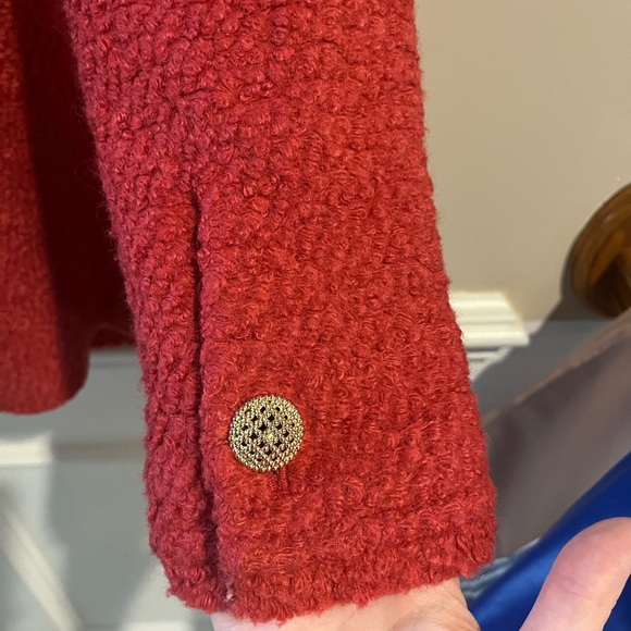 Something Navy Red Teddy Jacket - Picture 11 of 15